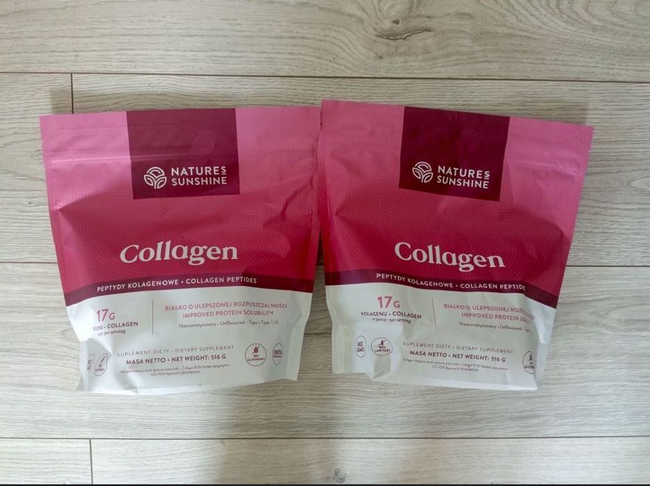 2 sztuki Colagen kolagen NSP Natures Sunshine 17 g największa dawka