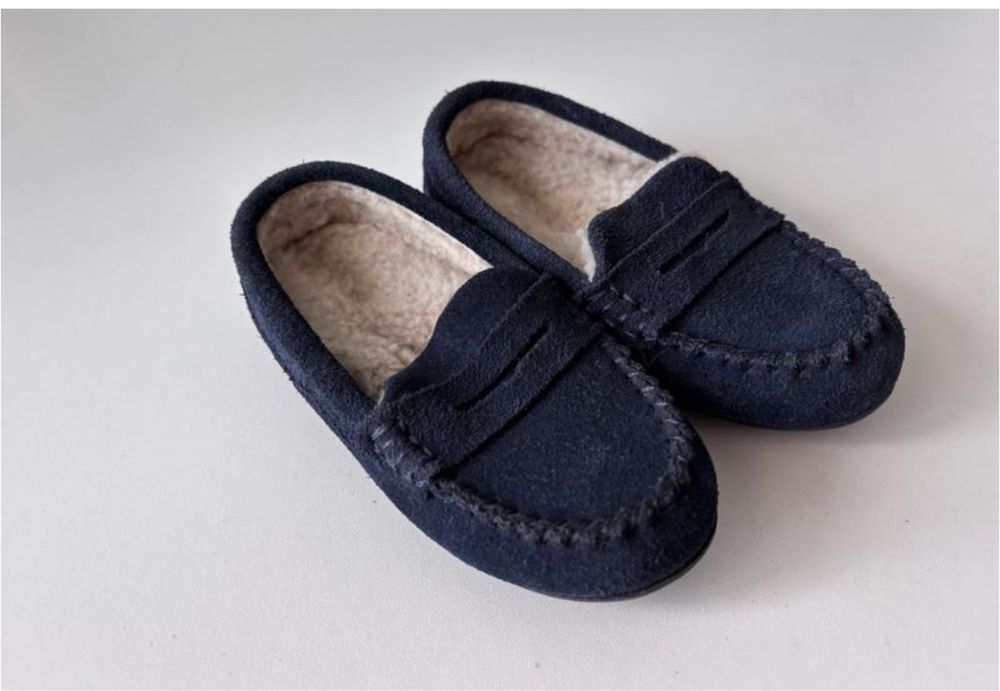 Замшеві макасини утеплені