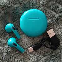 Słuchawki bezprzewodowe PRO-6 turkus/niebieski