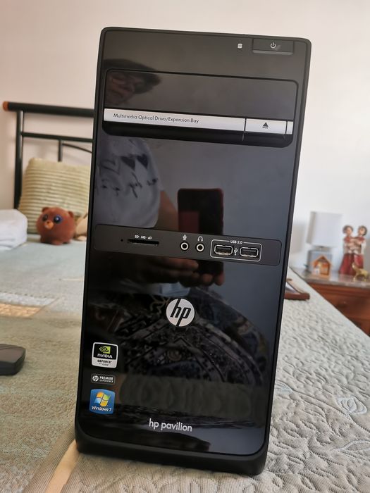 Computador fixo completo com impressora multifunções