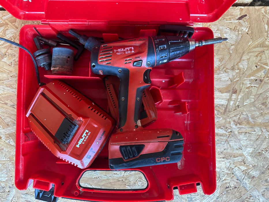 Wkrętarka Hilti SFC 22-A Zestaw Ładowarka Bateria.