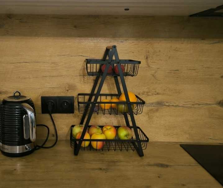 Stojak z koszykami na owoce warzywa do kuchni akcesoria 3 poziomy