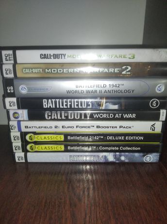 Zestaw, kolekcja gier Battlefield, Call of Duty PC