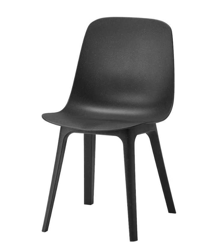 IKEA ODGER Krzesło, antracyt, nowe