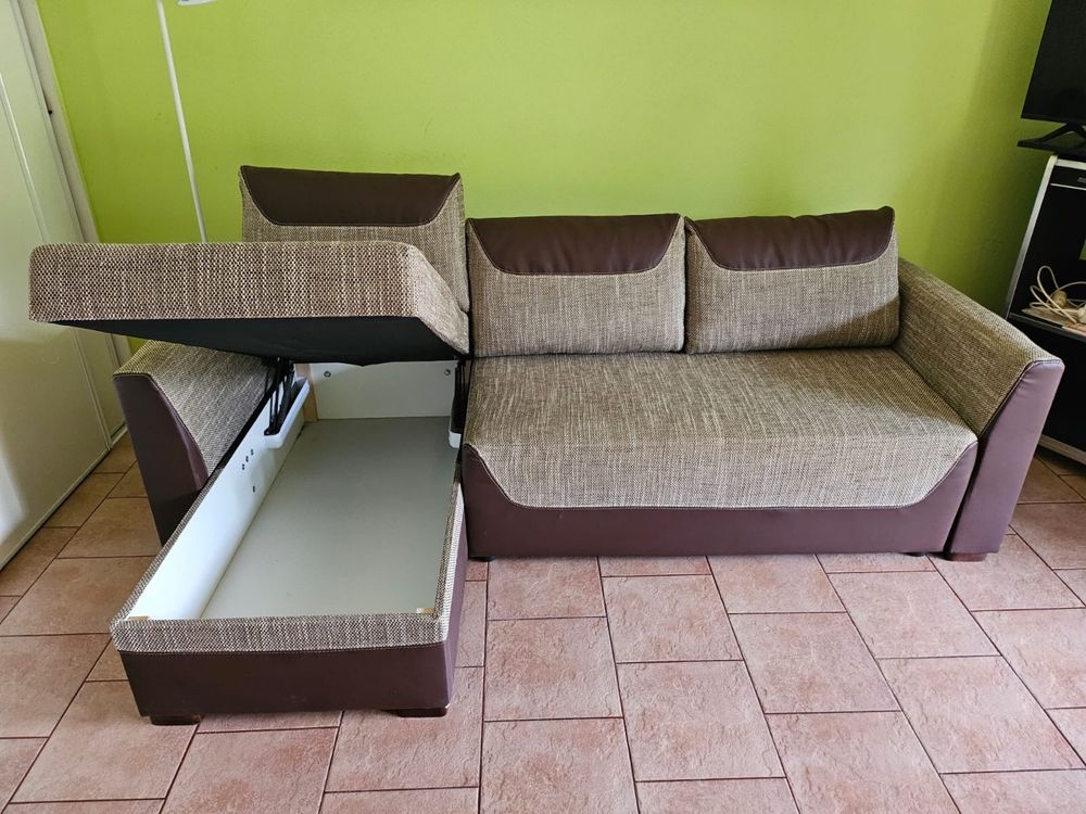 Narożnik z funkcją spania
