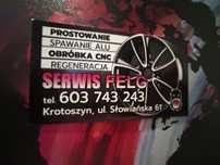 Regeneracja, Toczenie Cnc , prostowanie, spawanie aluminium ,