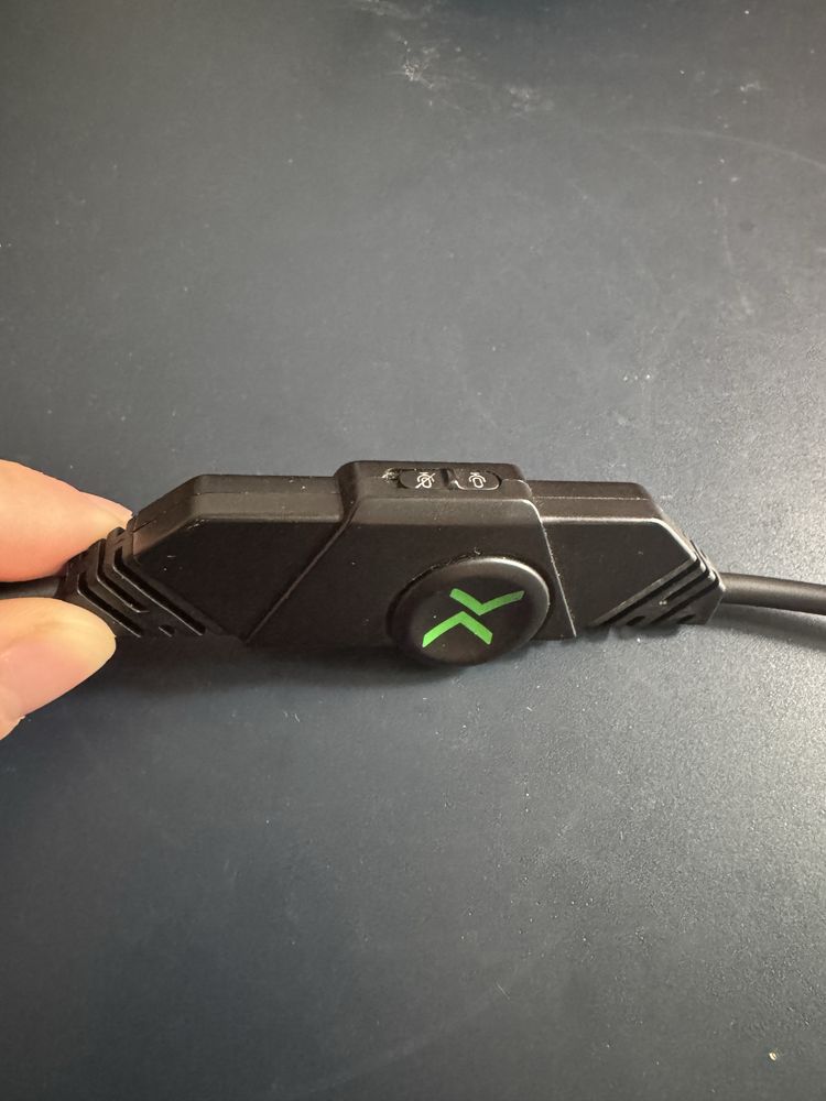 X-NEO gaming headphones, green, stan - dobry.