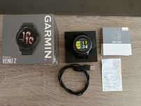 Garmin Venu 2 zegarek sportowy zestaw b. dobry stan