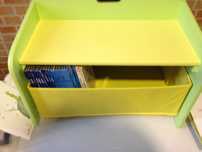 Banco de leitura para criança