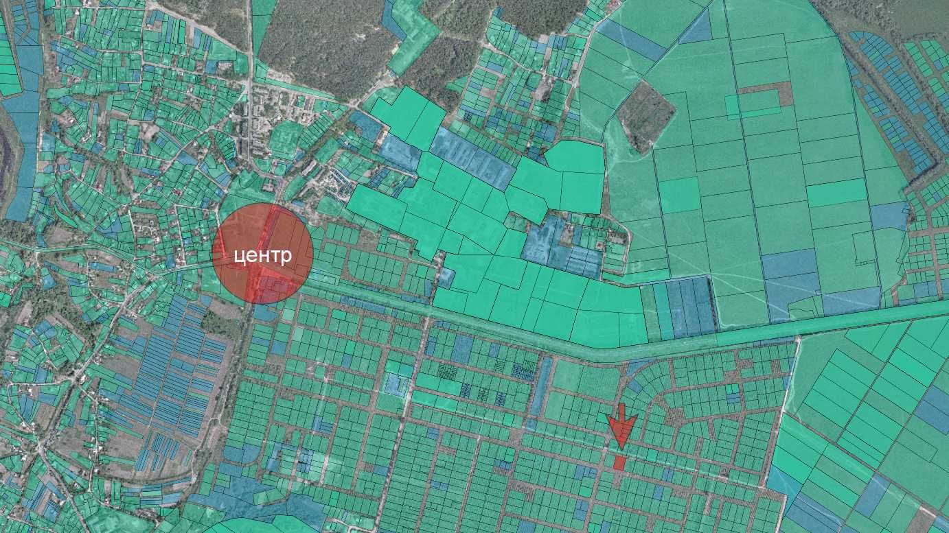 Двостороння 19 соток в перспективному районі с. Білогородка, сади