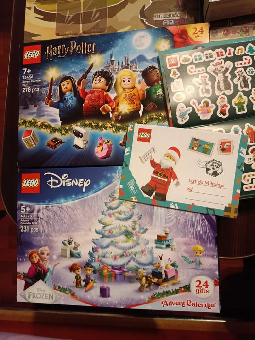 LEGO Kalendarz Adwentowy Harry Potter lub Disney + List do Mikołaja