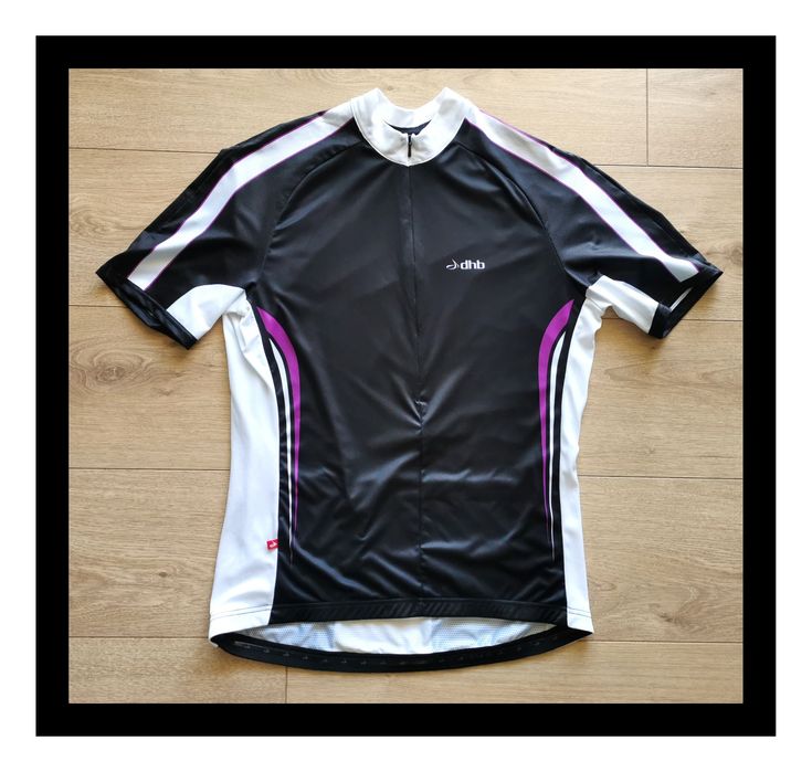 Koszulka Rowerowa Damska Dhb (L/XL) #kolarska #sportowa #czarna