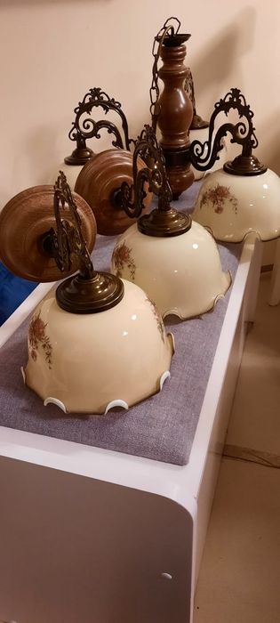 Żyrandol z 2 kinkietami