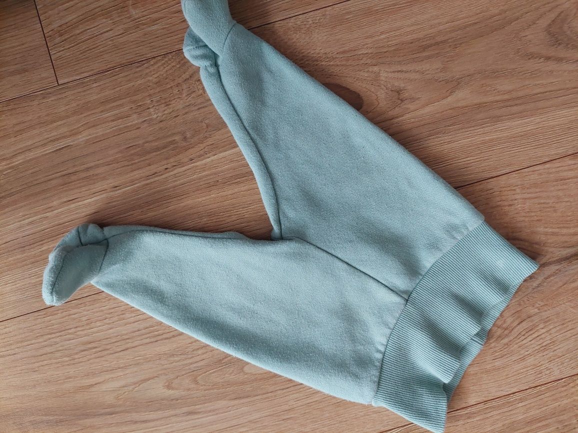 Niemowlęcy komplet bluza spodnie półśpiochy H&M 62
