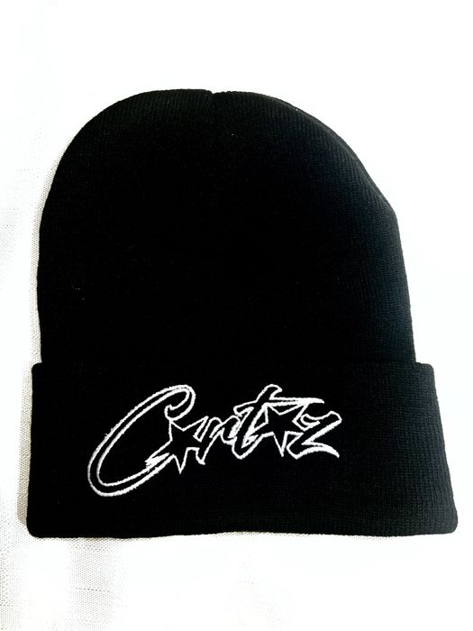 ШАПКА Corteiz чорна/біла