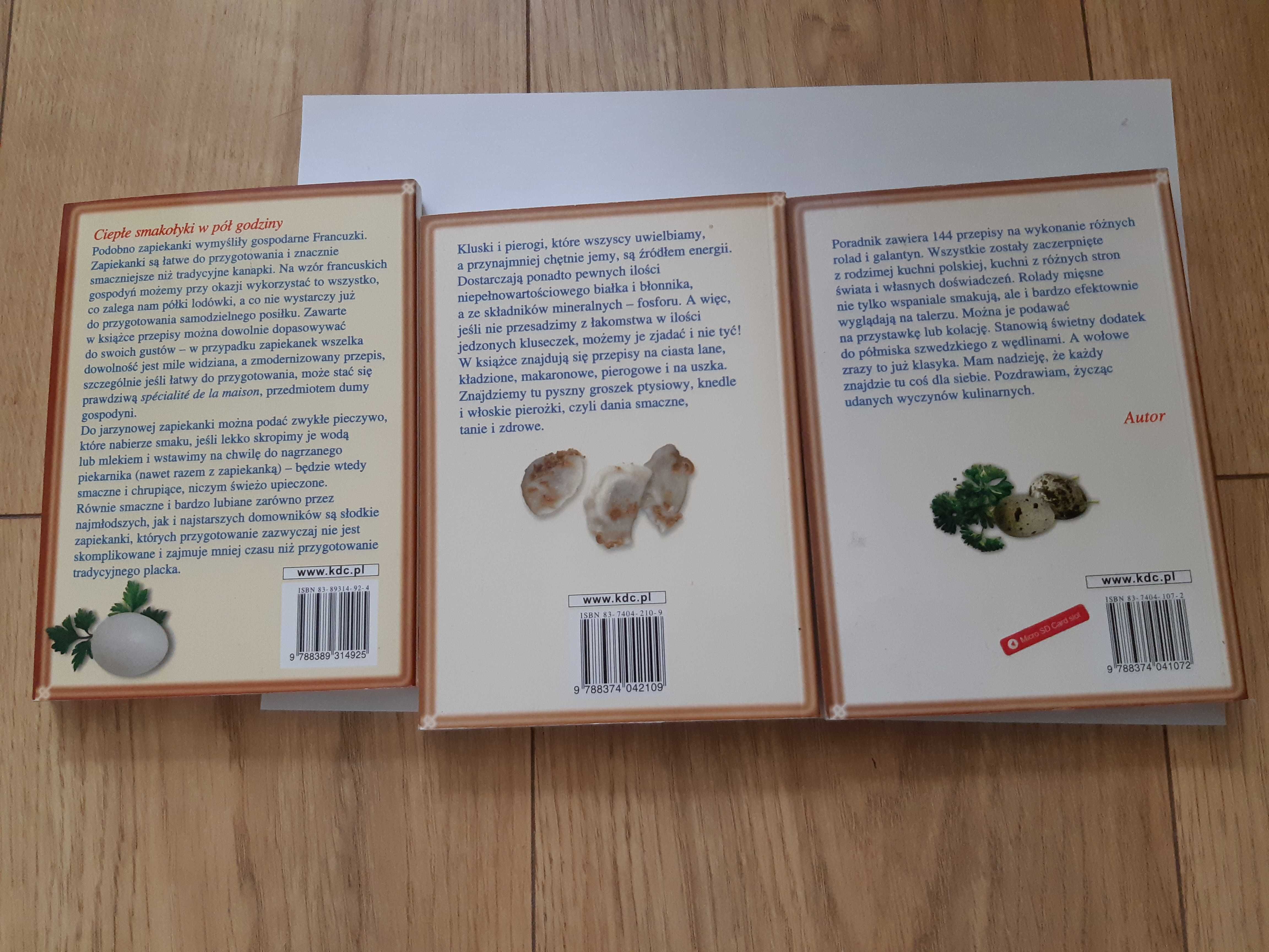 Książka Najlepsze suflety i zapiekani, / pierogi i kluski / rolady