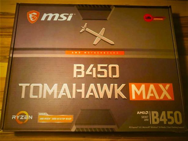 MSI Tomahawk MAX B450 płyta główna MOBO AMD Ryzen AM4 OKAZJA