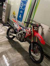 Honda crf 450     po remoncie   twin exhaust pipe