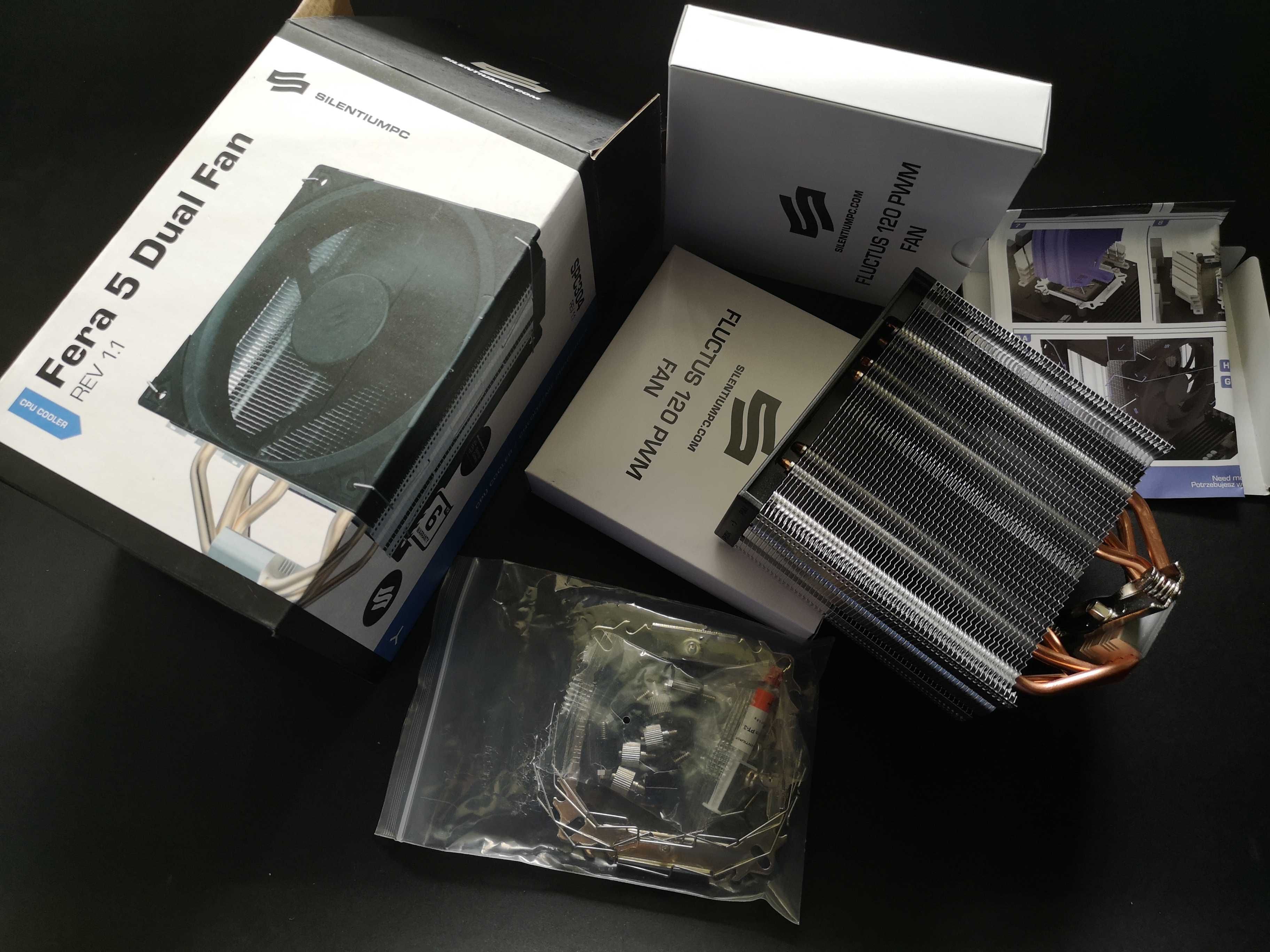 Chłodzenie procesora SilentiumPC Fera 5 Dual Fan
