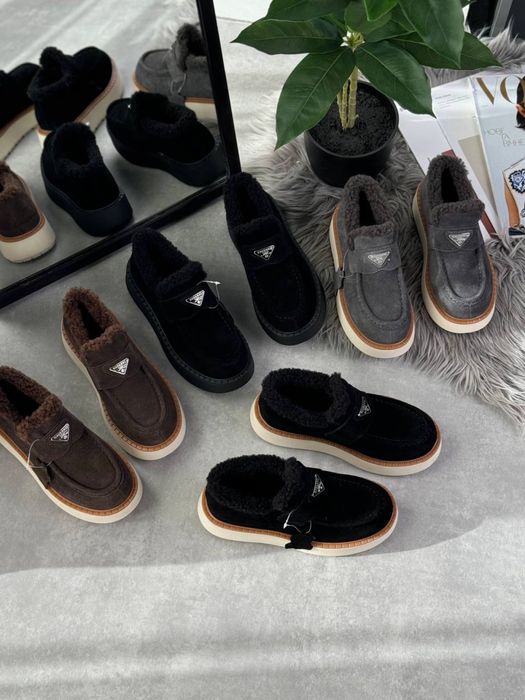 Лофери утеплені натуральна замша