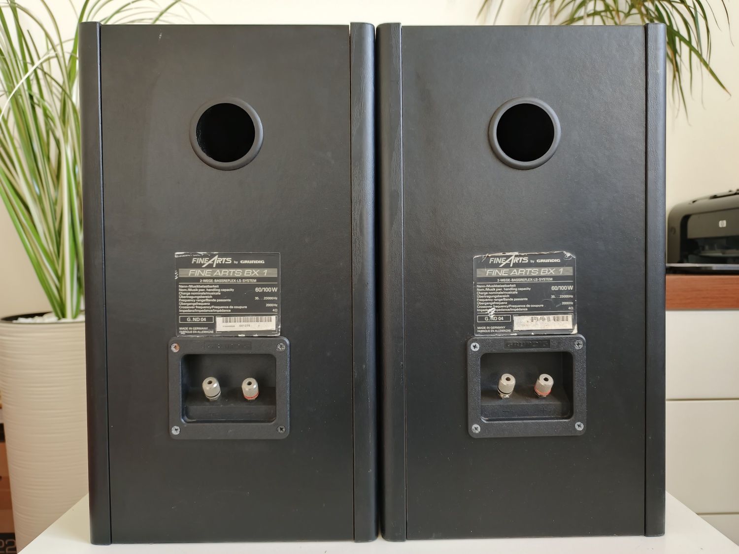 Grundig Fine Arts BX1, kolumny stereo, monitory HiFi. Moc 60/100W.