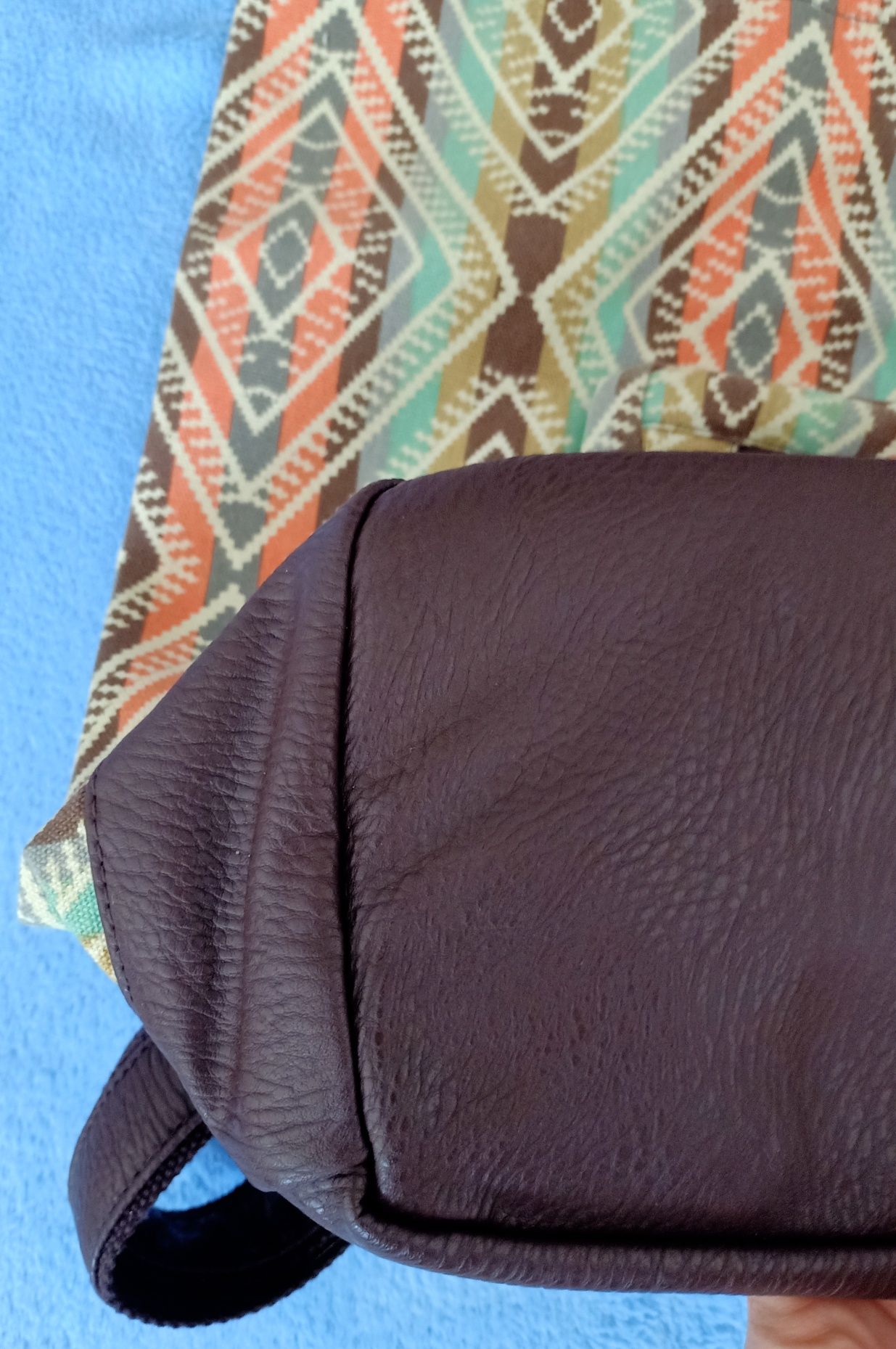Mochila grande estampada Natura