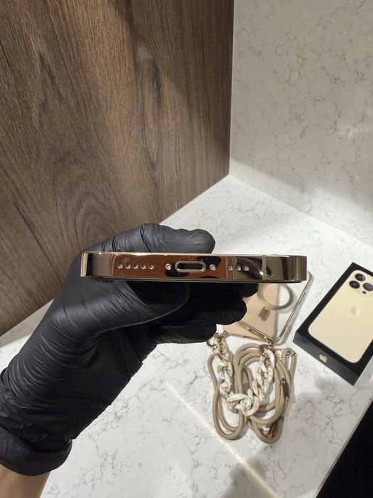 telefon smartfon Apple iPhone 13 pro 128 GB złoty gold MLVC3PM/A
