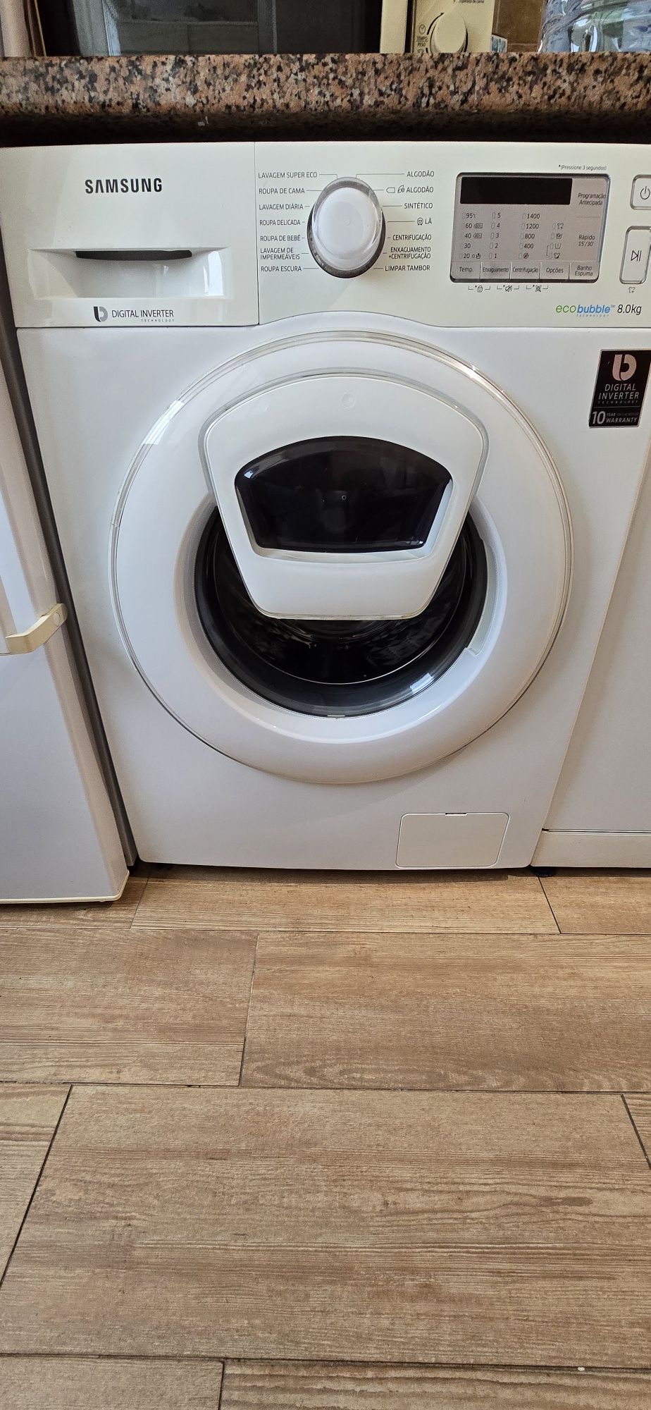 Máquina de lavar roupa Samsung 8kg ecobubble.