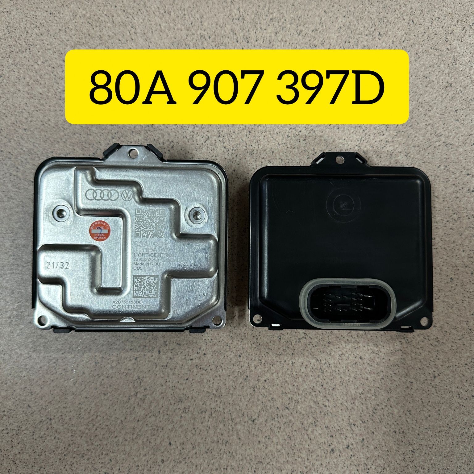 Блок фар 80A907397D led ебу фары управління управления q5 fy 80a a8