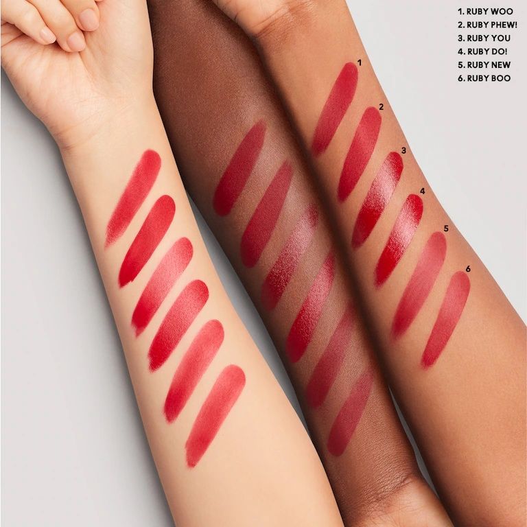 MAC матуюча помада червона відтінок Ruby New 3 гр,Powder Kiss Lipstick