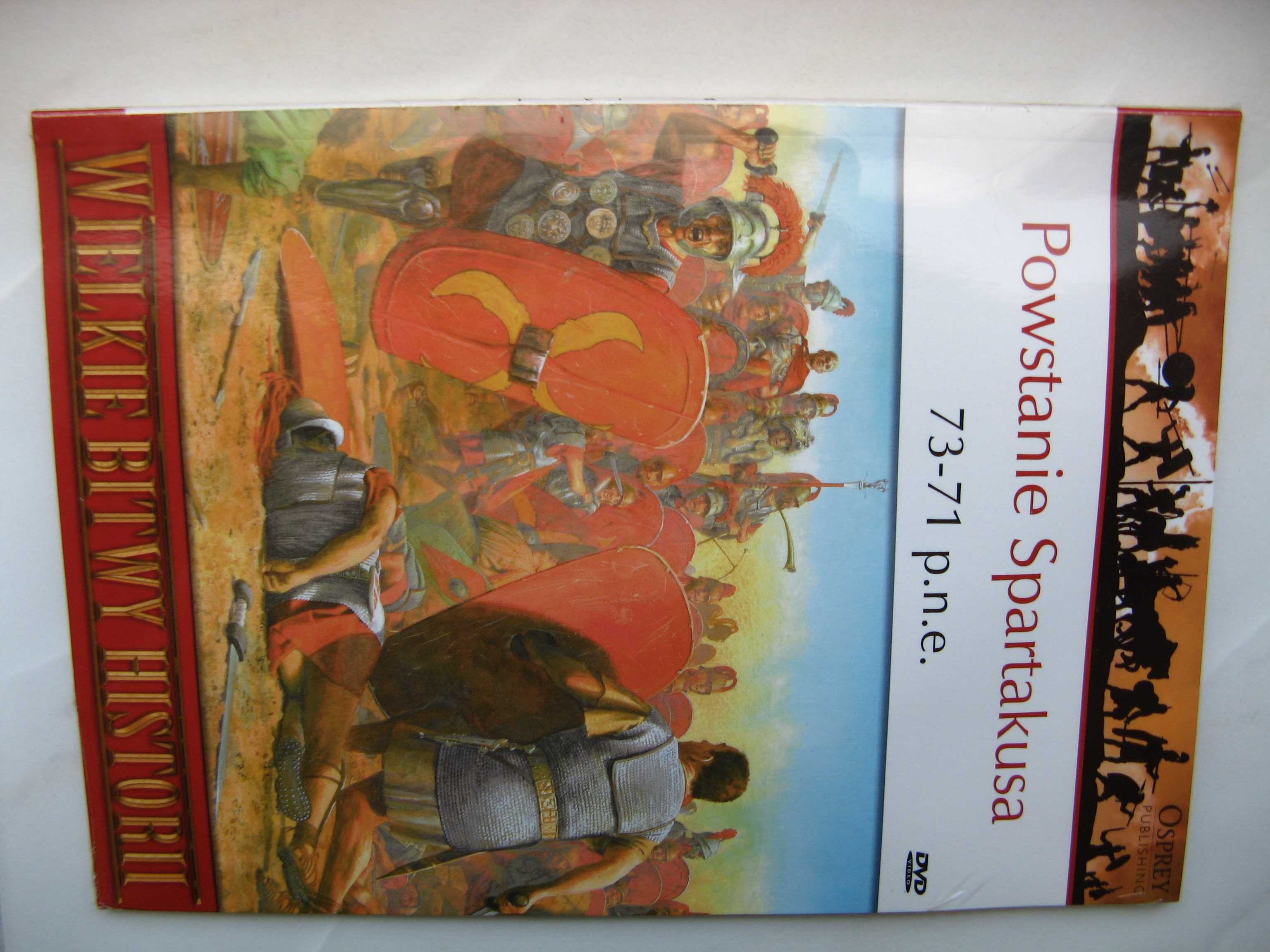 Osprey: Powstanie Spartakusa 73 - 71 p.n.e., książka + DVD/Nowe!
