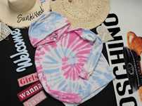 WOW - bluza tie dye logo r 134/140