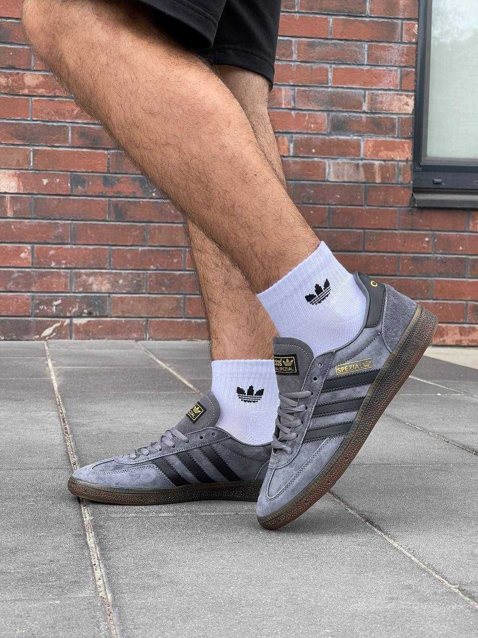 Чоловічі кросівки Adidas Spezial Grey Black Brown (41-45р.)