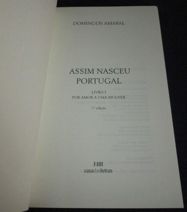 Trilogia Assim Nasceu Portugal Domingos Amaral 3 Volumes Completo