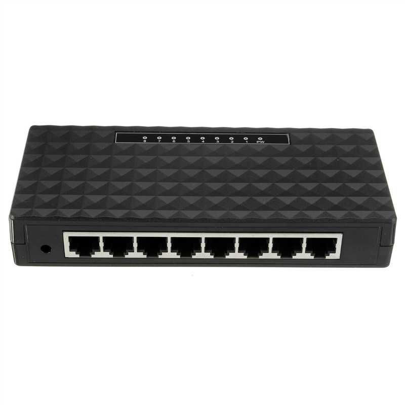 INF010 - Swith 8 portas RJ45 marca Gigabit