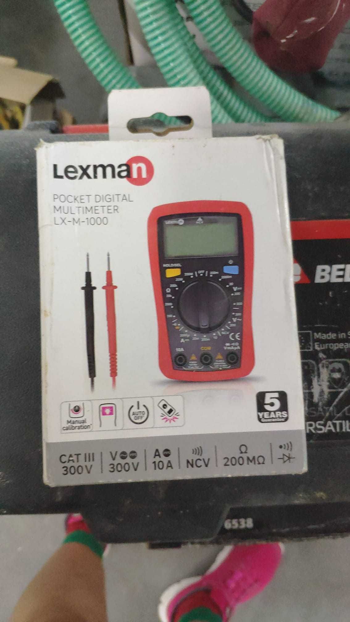 NOVO - Multímetro digital profissional LX-M-2000 LEXMAN