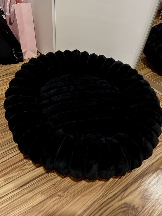 NOWE legowisko posłanie psa czarne M L  60cm