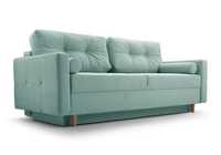 Piękna kanapa LUIZA styl skandynawski funkcja spania różne kolory