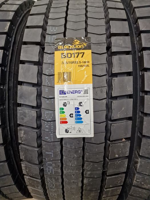315/70R22.5 (1140netto) BLACKLION  BLACK LION opona opony BD177 napęd