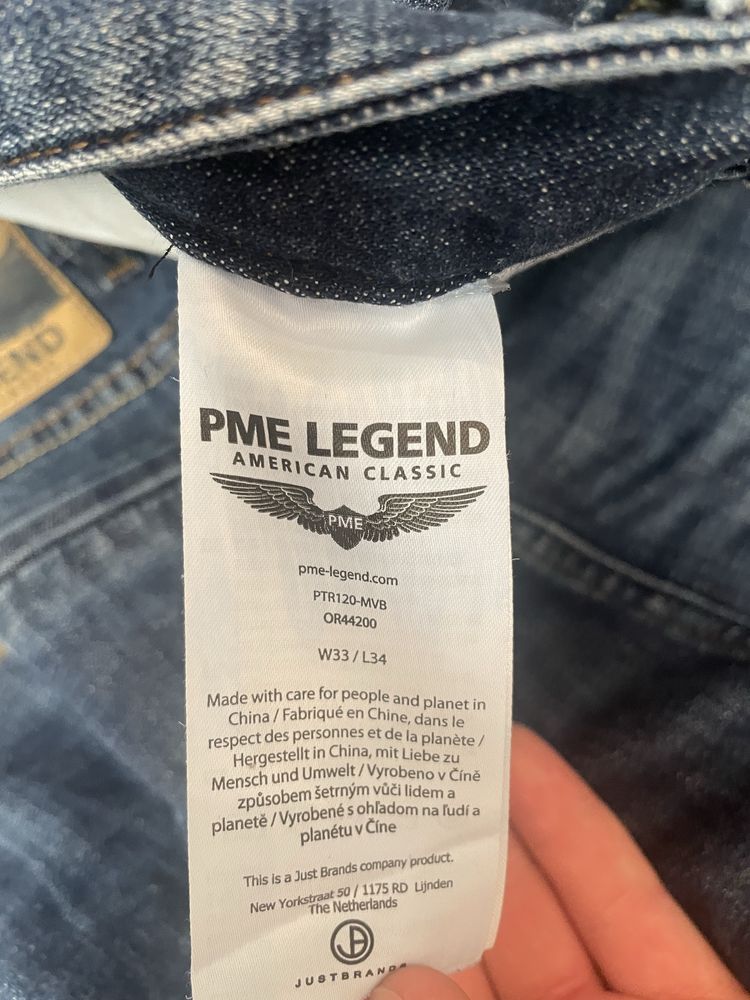 Jeansy PME Legend niebieskie