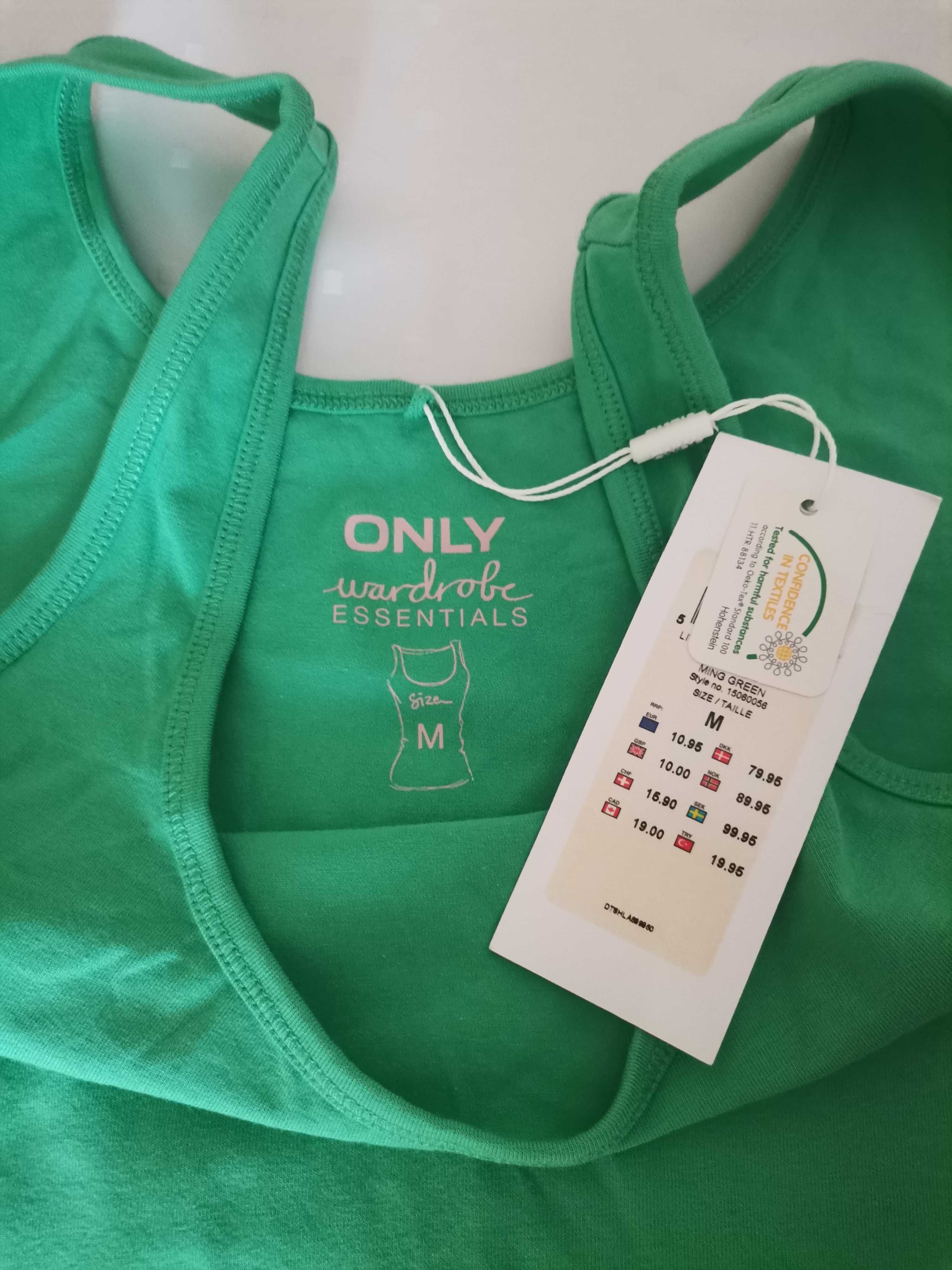 Zielony long top ONLY rozmiar M