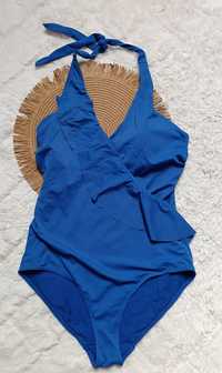 Xl strój kąpielowy jednoczęściowy kostium plażowy falbanka