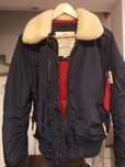 Kurtka alpha industries. Medium. Granatowa z korzuszkiem.