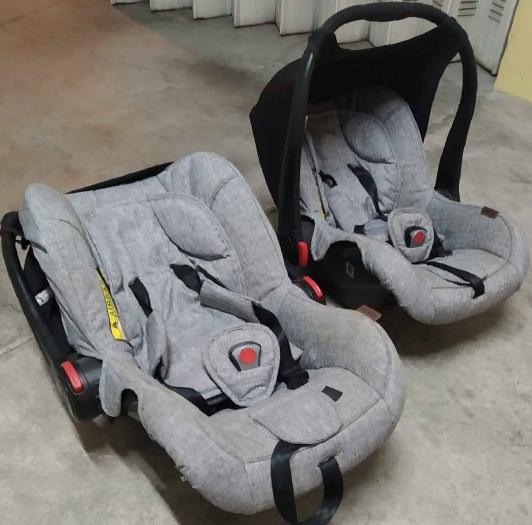 ABC design zoom gêmeas com isofix e capa babycoque - tudo incluído