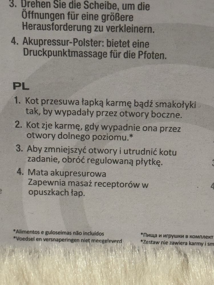 Zabawka dla Kota labirynt na karmę