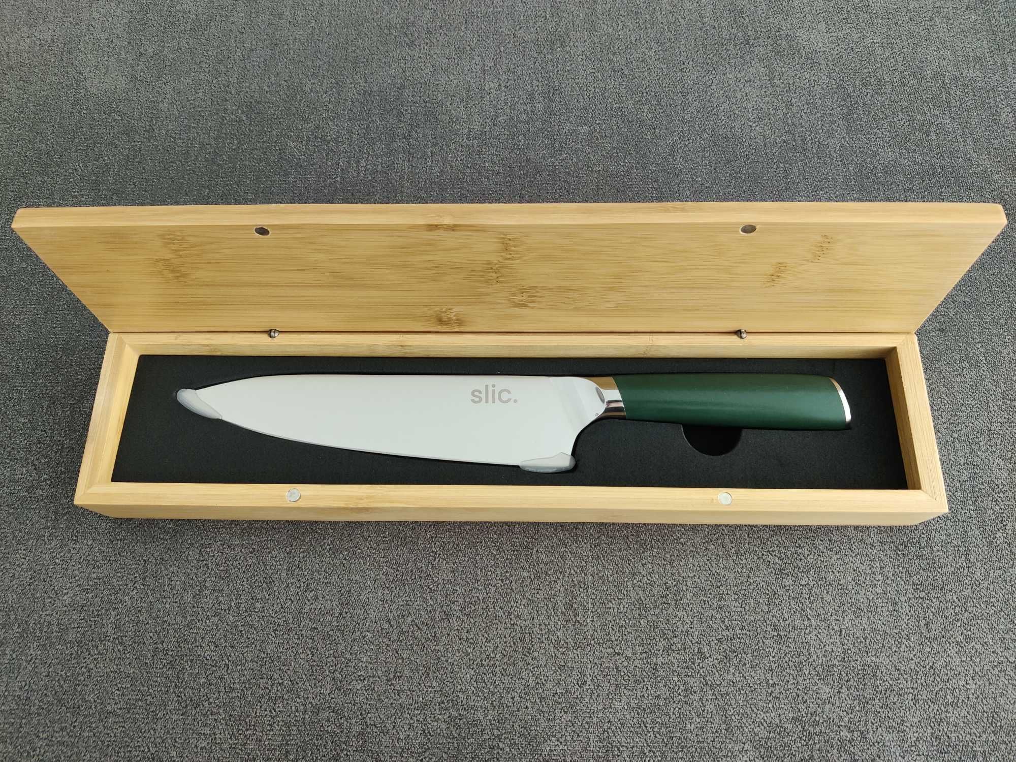 Slic. nóż szefa kuchni 32 cm w bambusowym opakowaniu na prezent