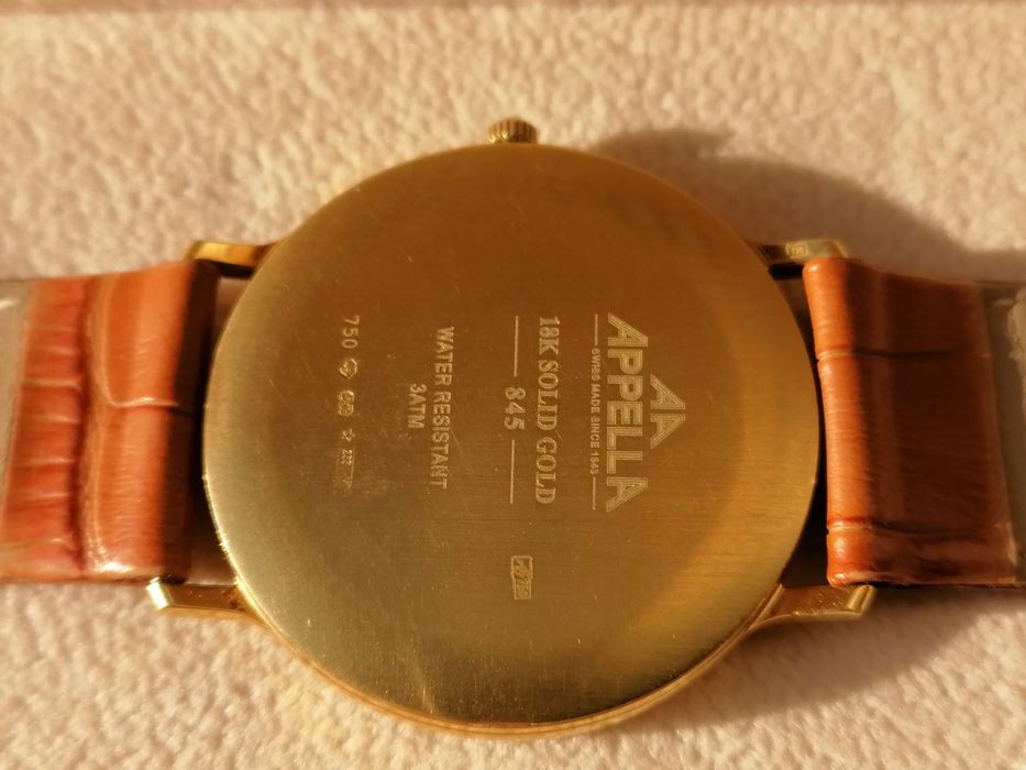 золотые часы APPELLA