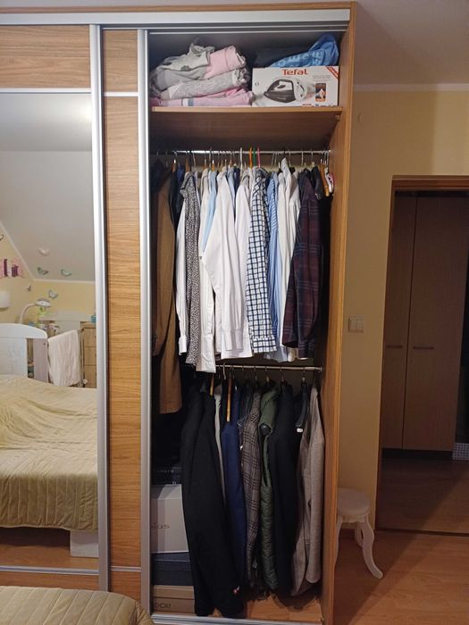 Szafa wnękowa z lustrem