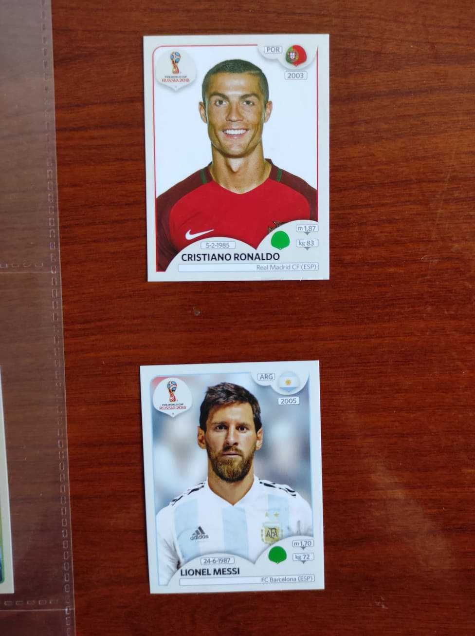 Panini Mundial Rússia 2018 - Exclusivos McDonalds + Ronaldo & Messi