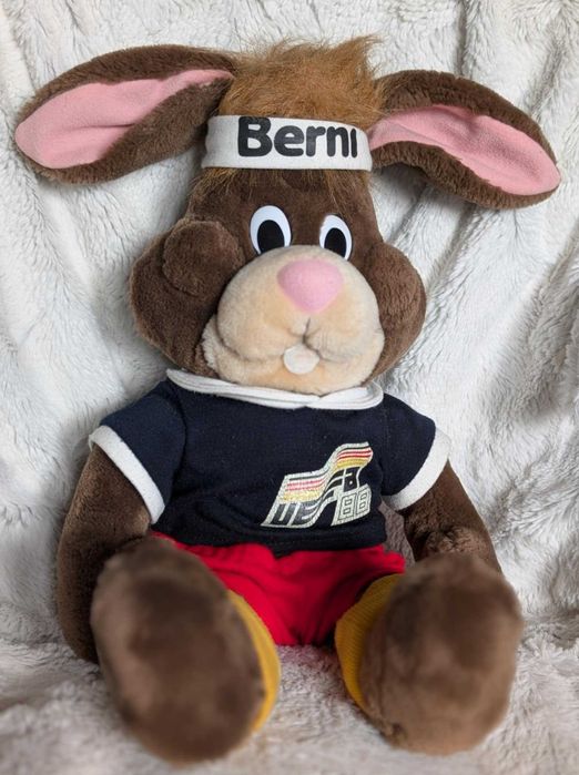 Maskotka Berni Mistrzostwa Świata FIS 1988 Vintage Królik